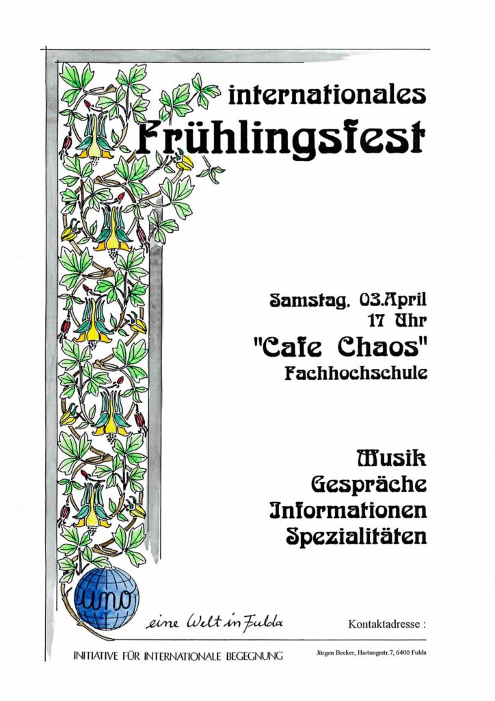 Frühlingsfest Uno 4-3-1993